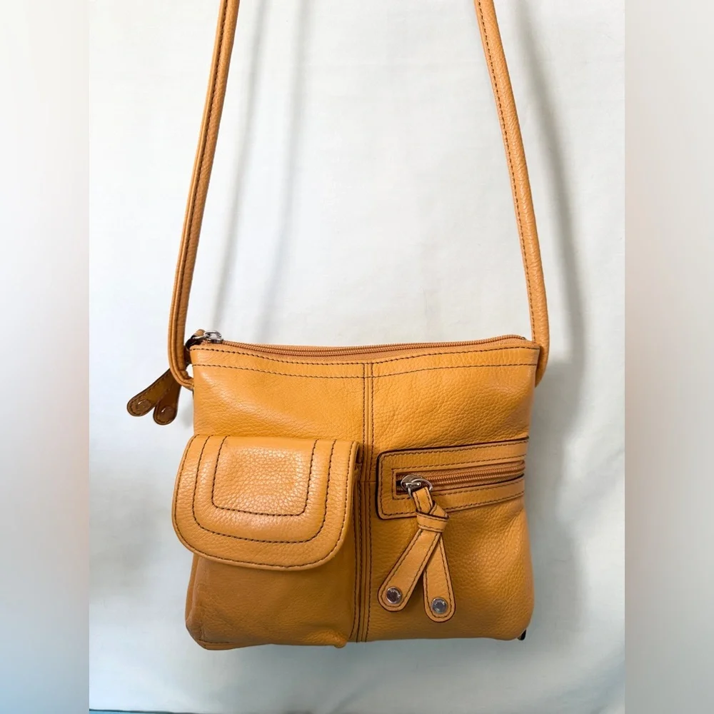 Tignanello Honey Leather Crossbody Bag - Picture 2 of 6